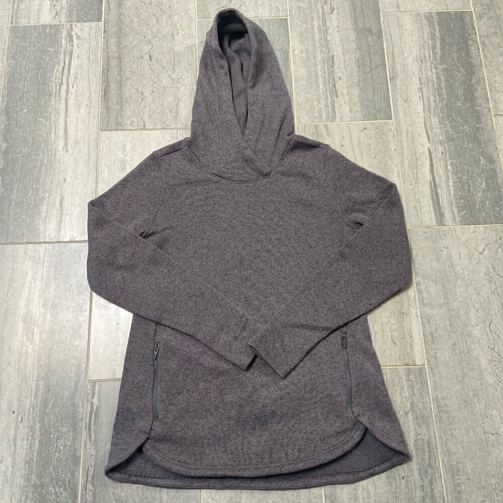 Old Navy Active Go-Dry Fleece Lined Thumbholes Hoodie Sweatshirt Purple Size XS